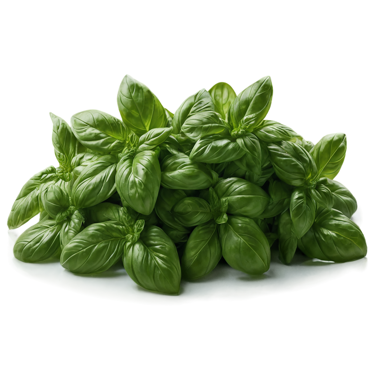 Basil Herbs isolated on transparent background, #6807