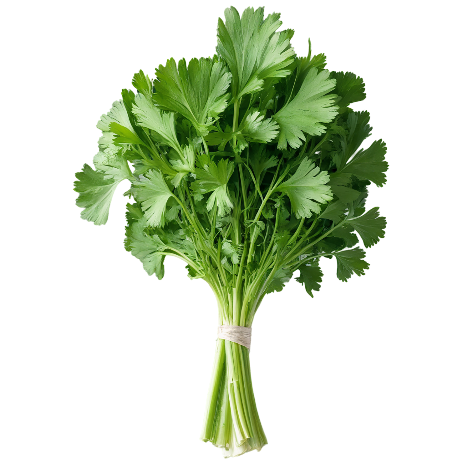 Cilantro Herbs isolated on transparent background, #6872