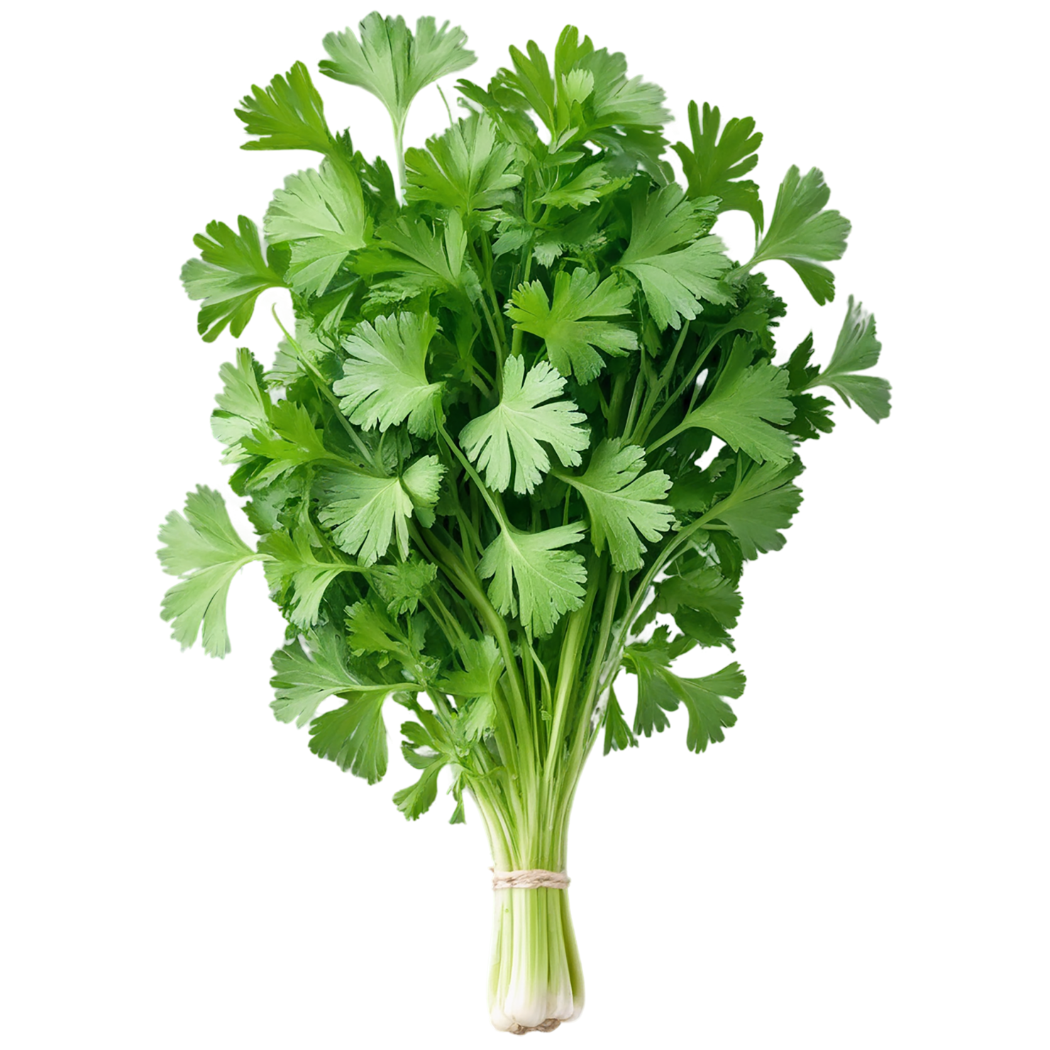 Cilantro Herbs isolated on transparent background, #6880
