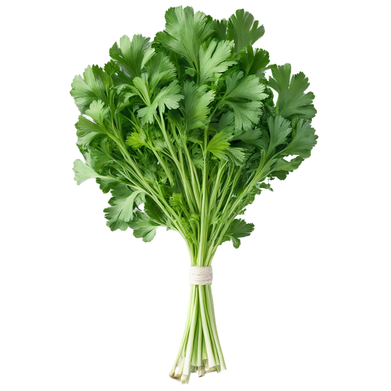 Cilantro Herbs isolated on transparent background, #6881