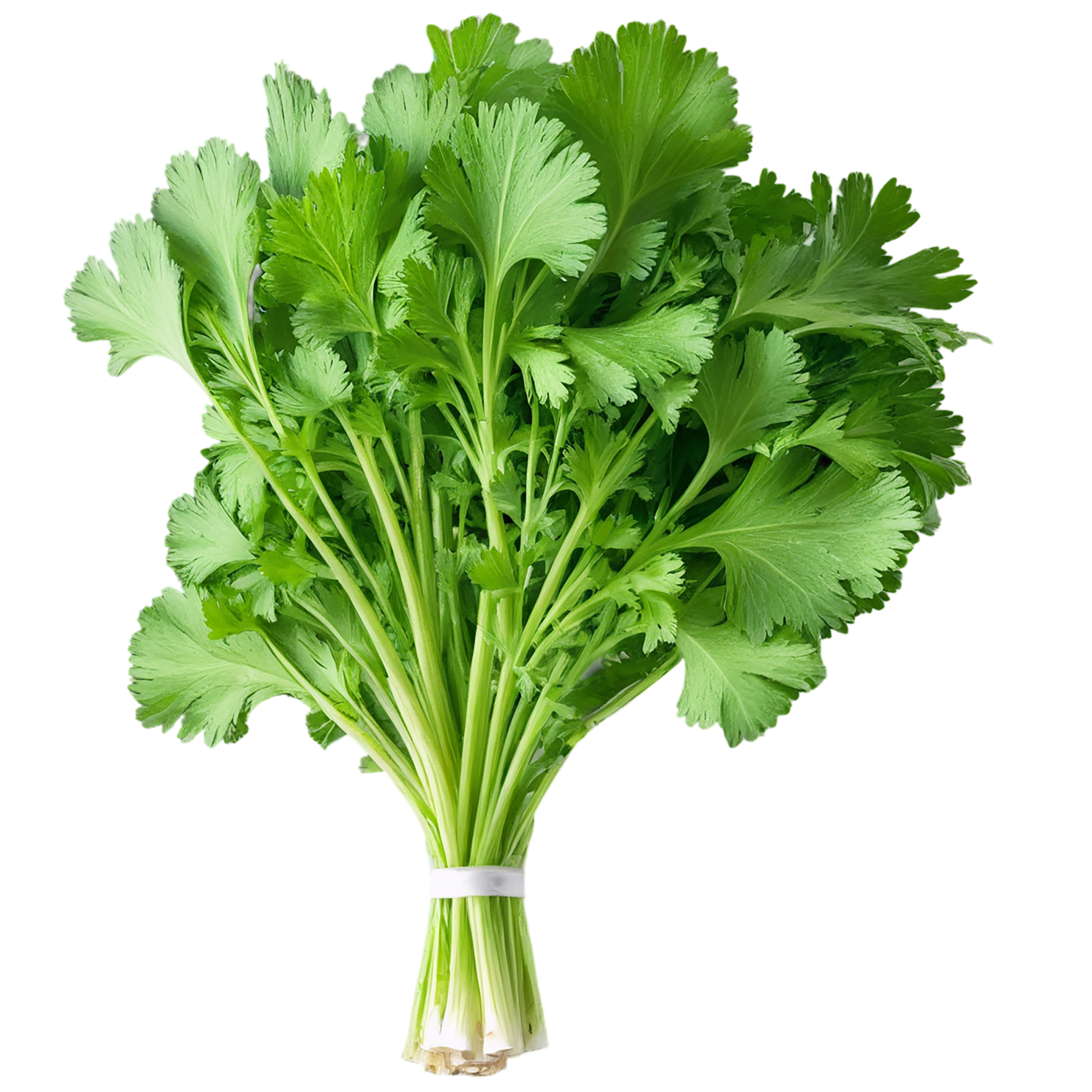 Cilantro Herbs isolated on transparent background, #6893