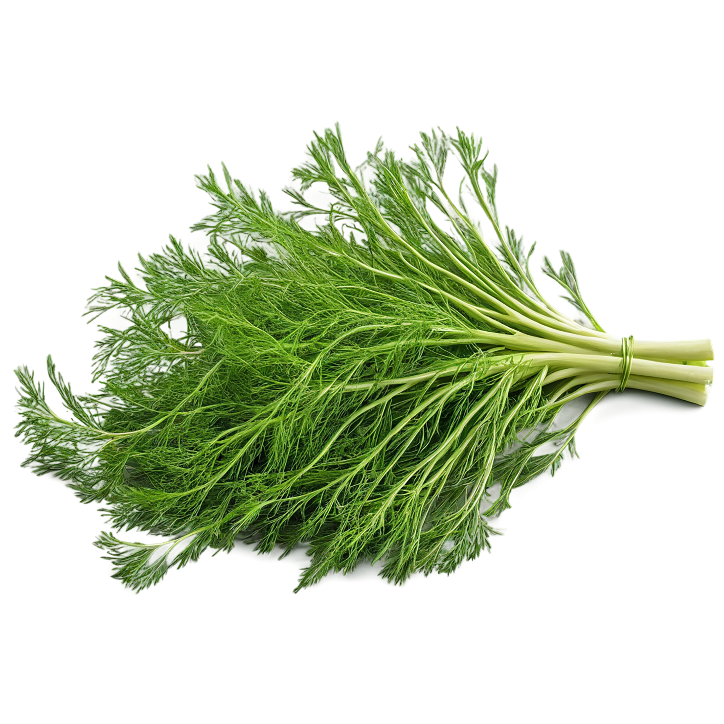 Dill Herbs isolated on transparent background, #7000