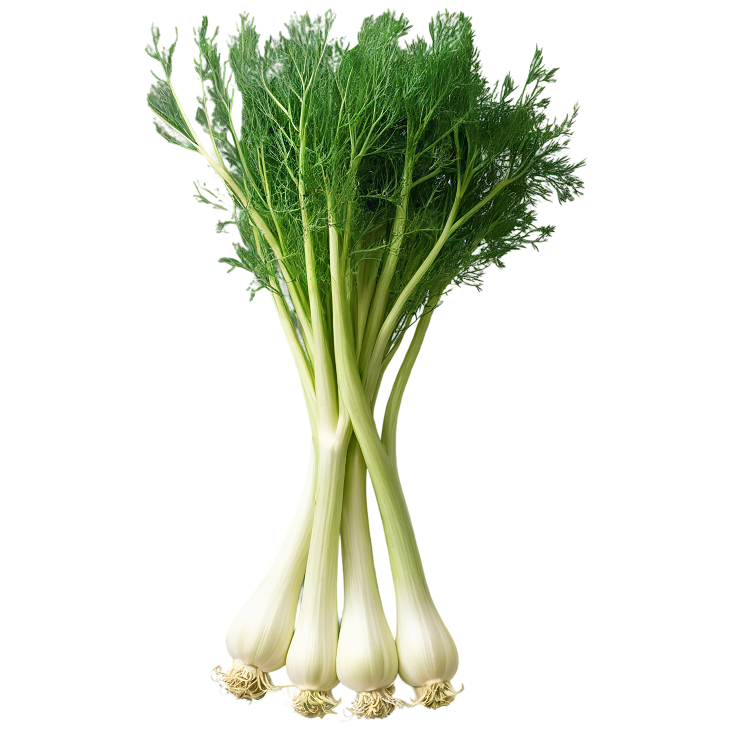 Fennel Herbs isolated on transparent background, #7030