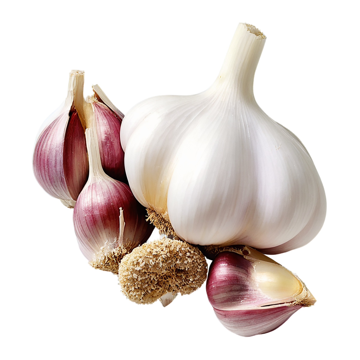 Garlic Herbs isolated on transparent background, #7045