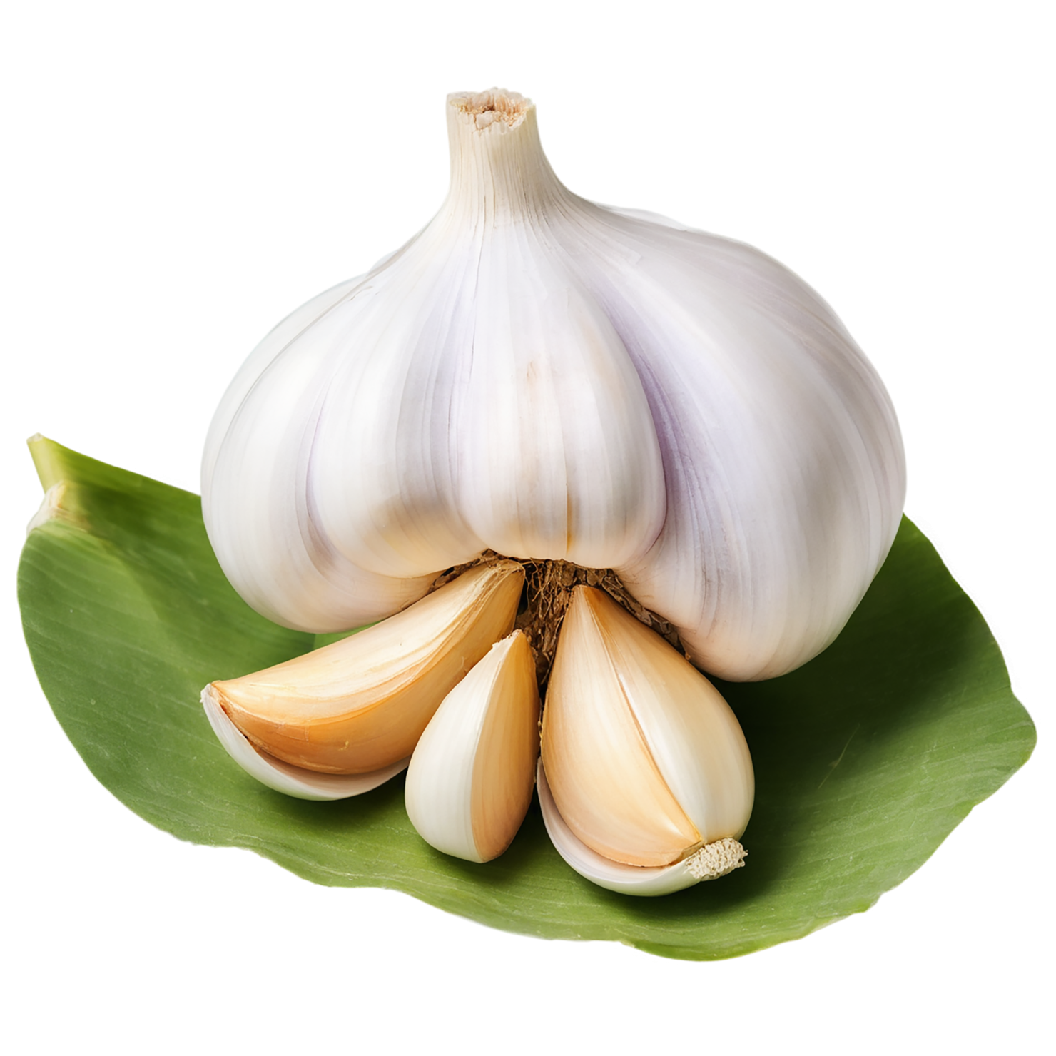 Garlic Herbs isolated on transparent background, #7047