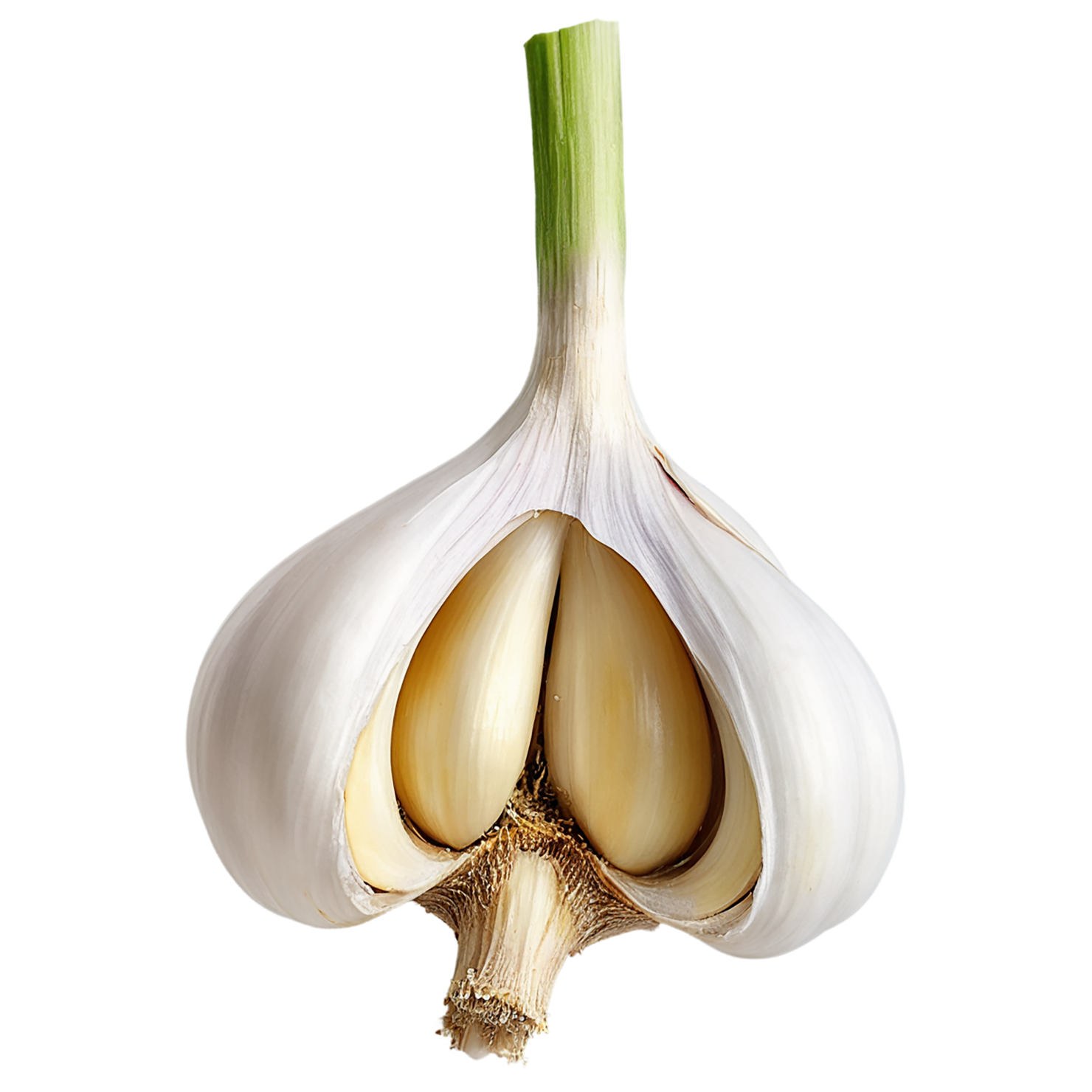 Garlic Herbs isolated on transparent background, #7059