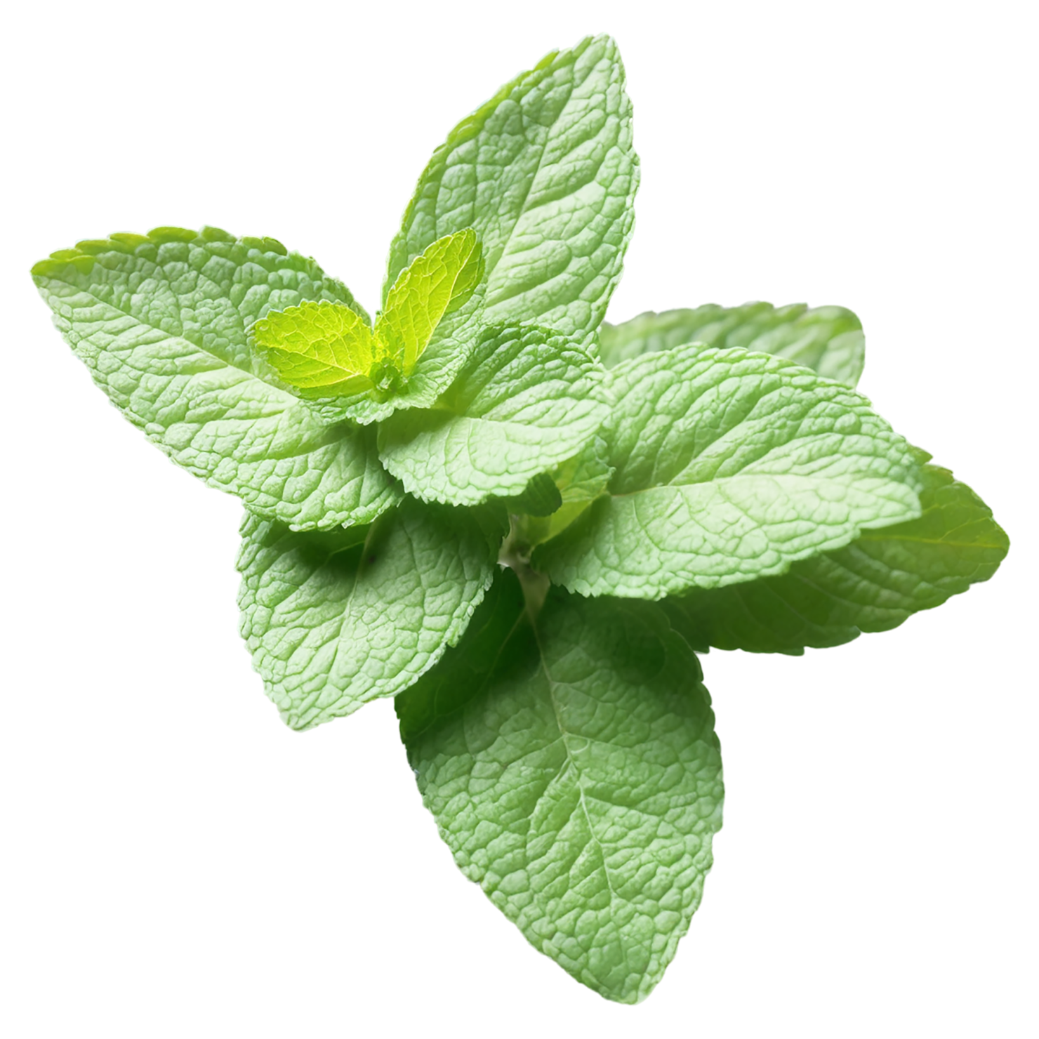 Mint Herbs isolated on transparent background, #7205