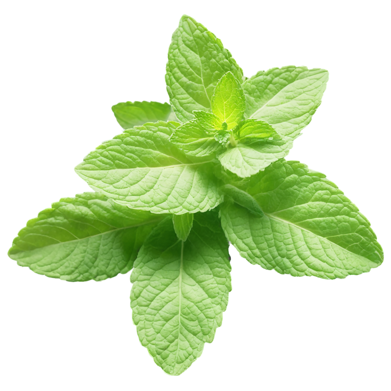 Mint Herbs isolated on transparent background, #7216