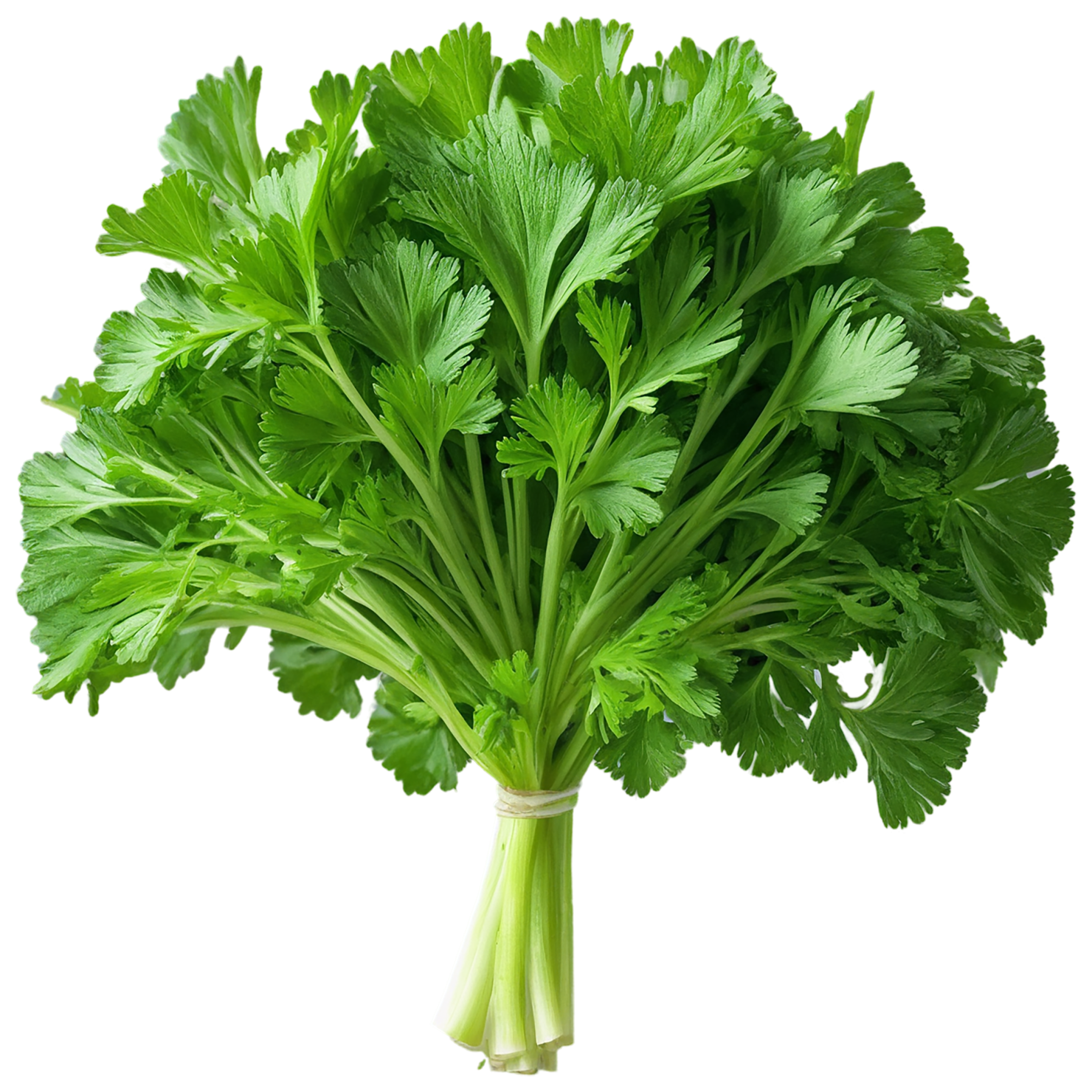 Parsley herbs isolated on transparent background, #7258