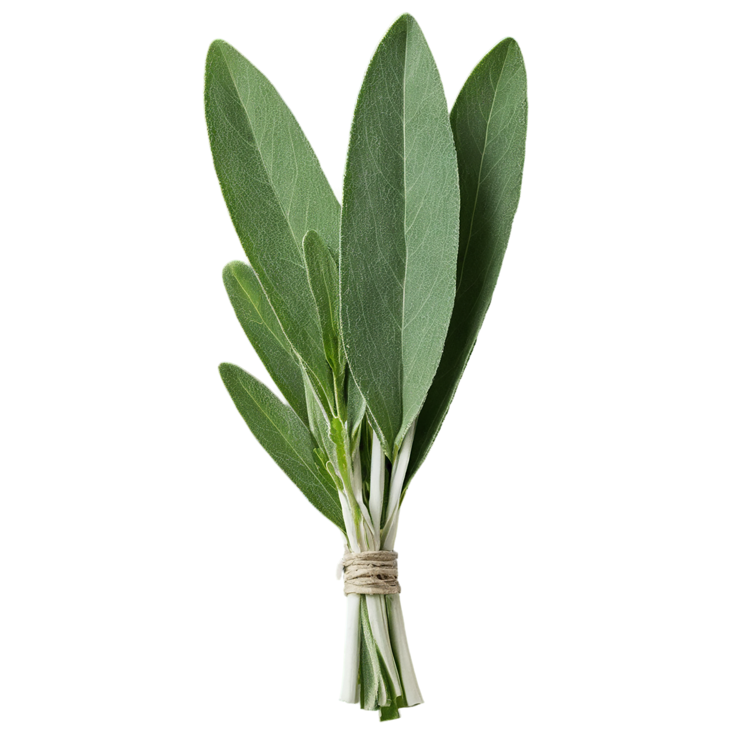 Sage herbs isolated on transparent background, #7312