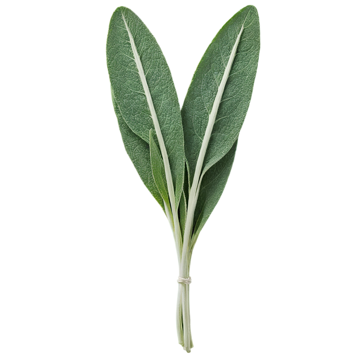 Sage herbs isolated on transparent background, #7314