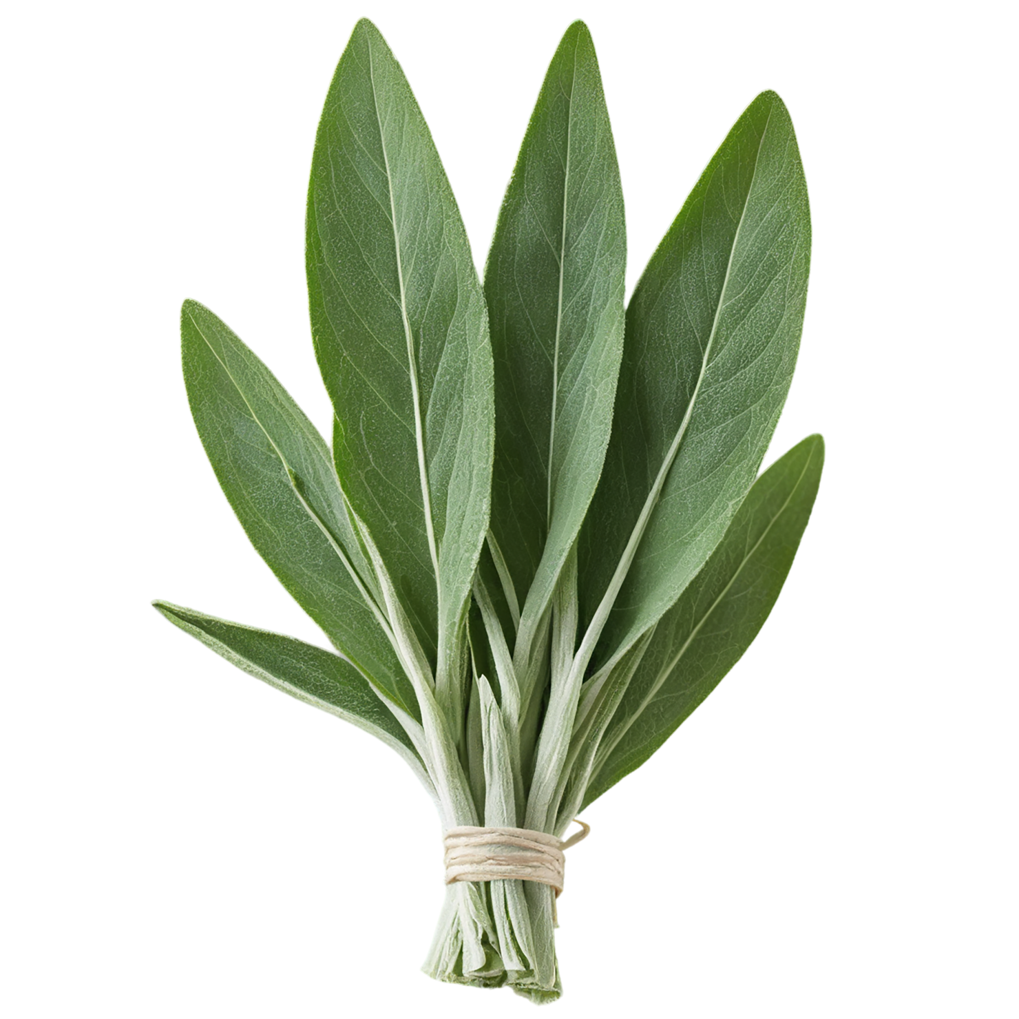 Sage herbs isolated on transparent background, #7316