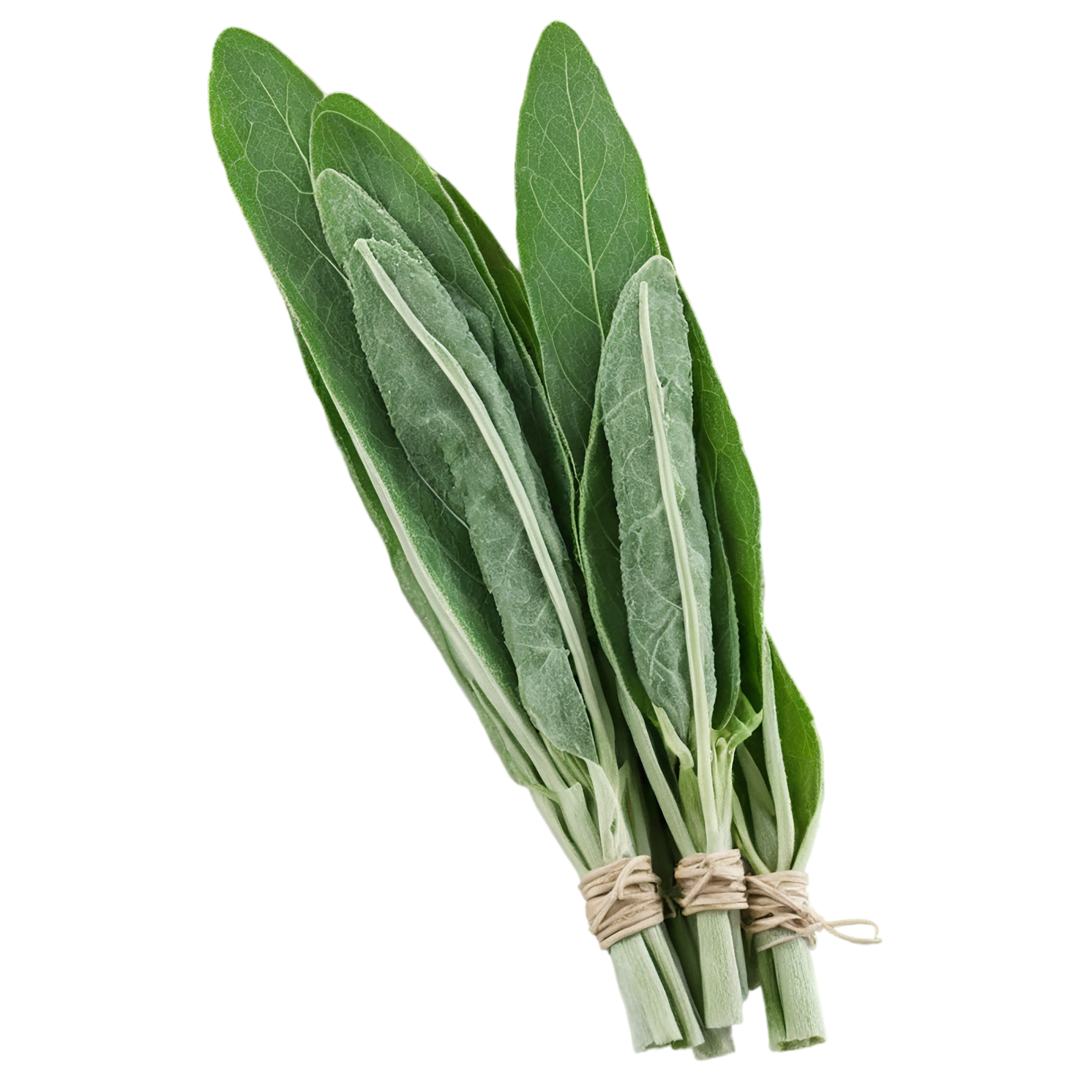 Sage herbs isolated on transparent background, #7321