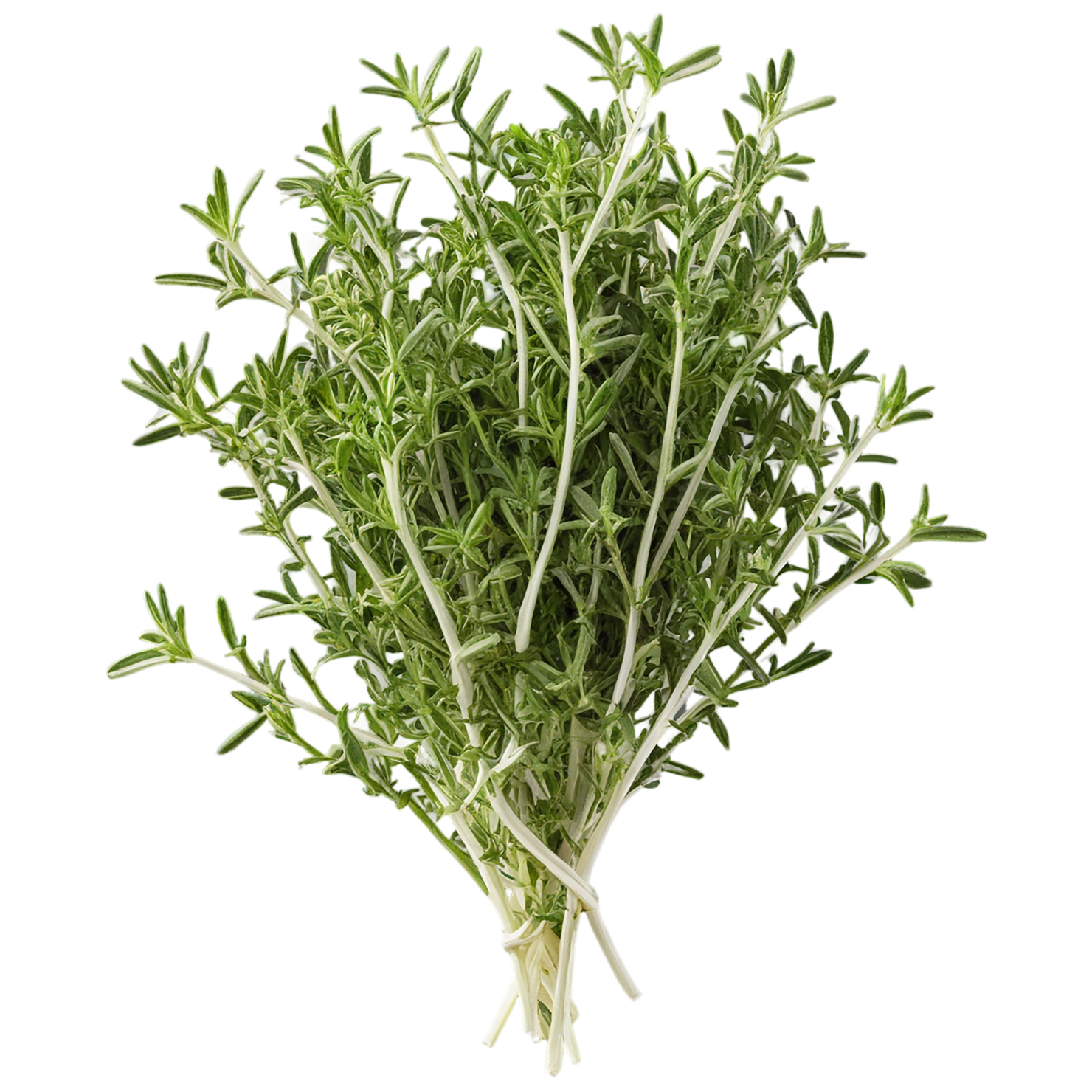 Thyme herbs isolated on transparent background, #7376