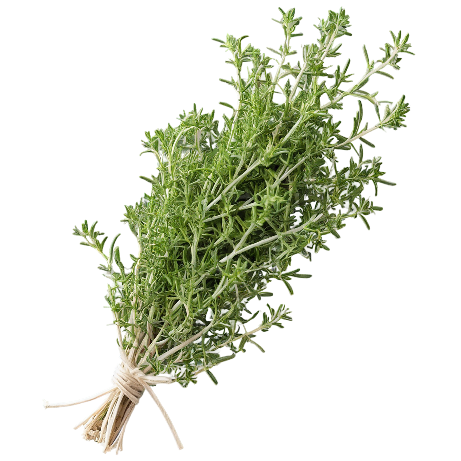 Thyme herbs isolated on transparent background, #7380