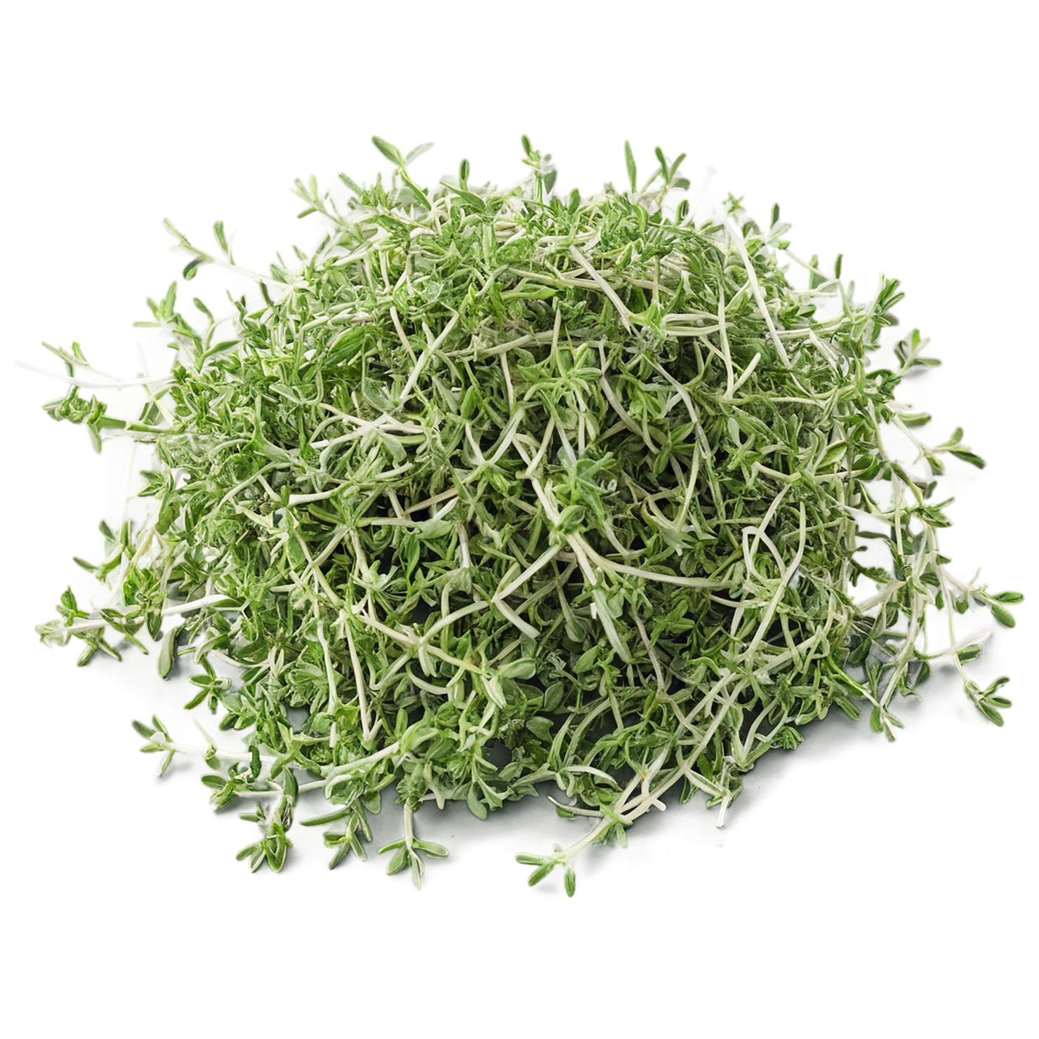 Thyme herbs isolated on transparent background, #7382