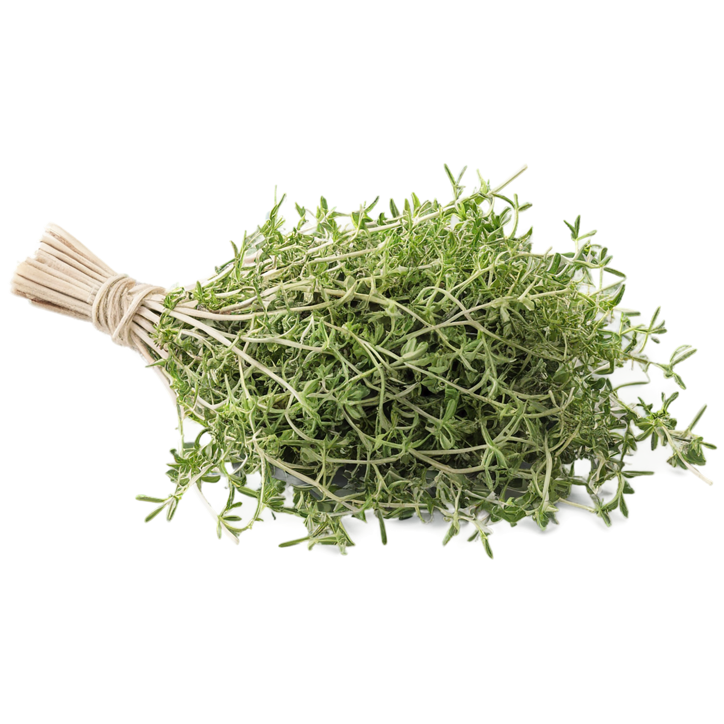 Thyme herbs isolated on transparent background, #7386