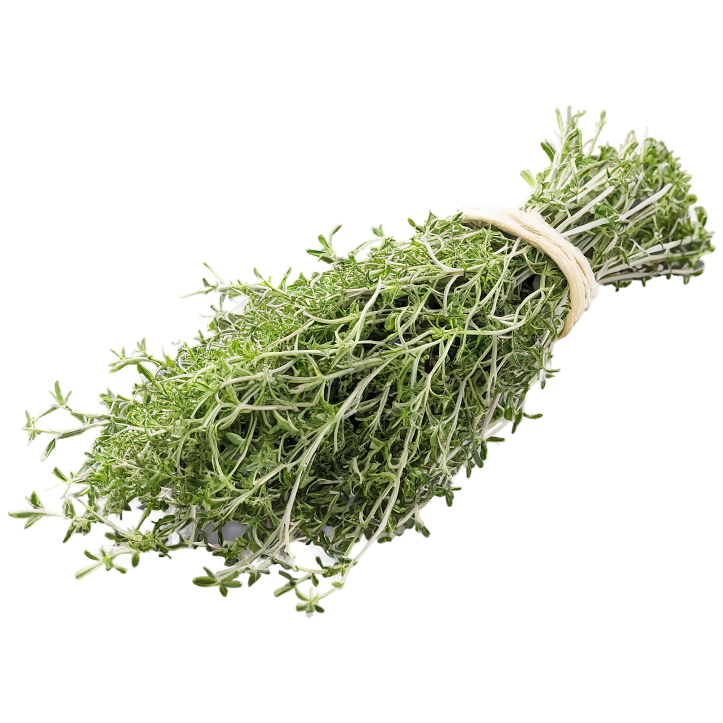 Thyme herbs isolated on transparent background, #7387