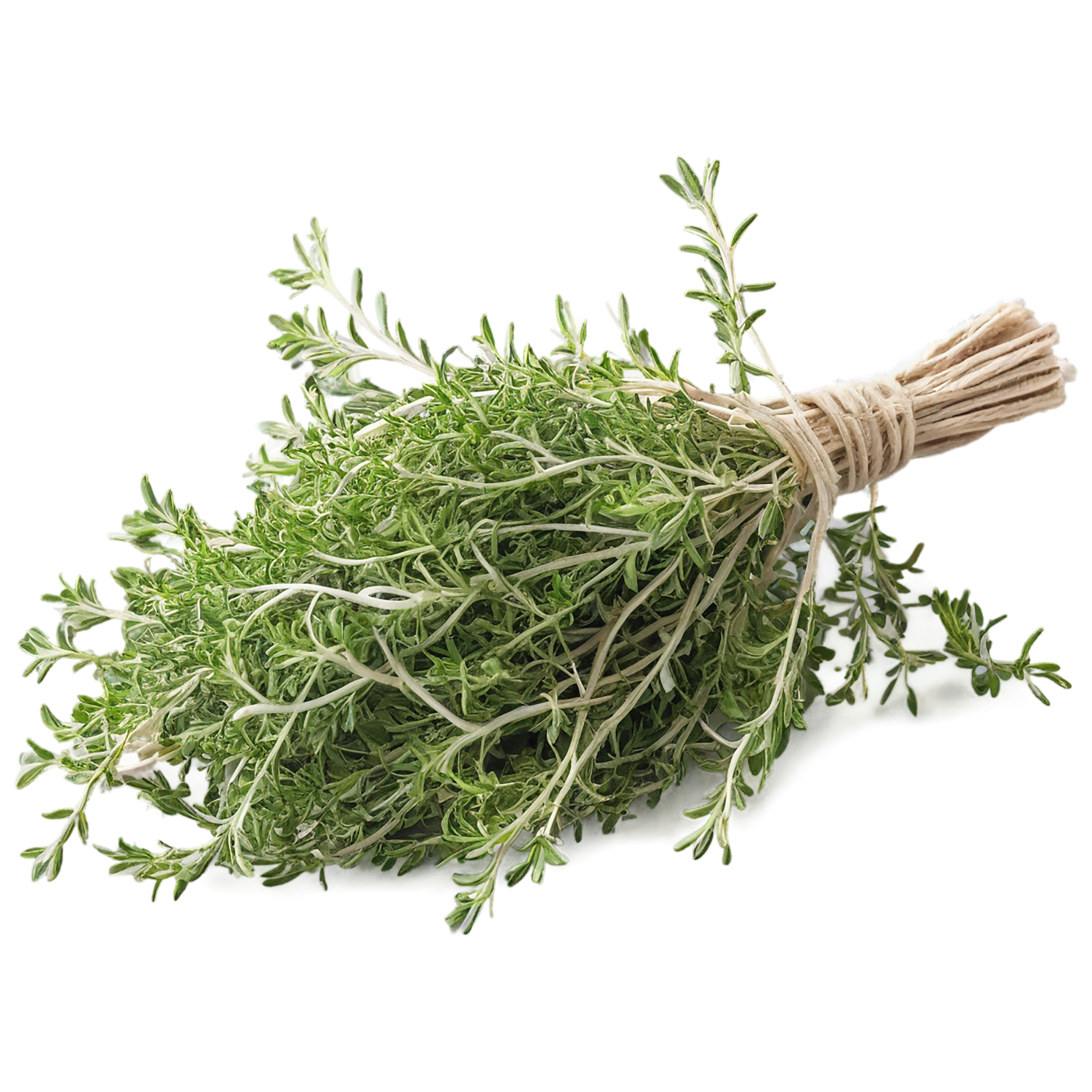 Thyme herbs isolated on transparent background, #7392