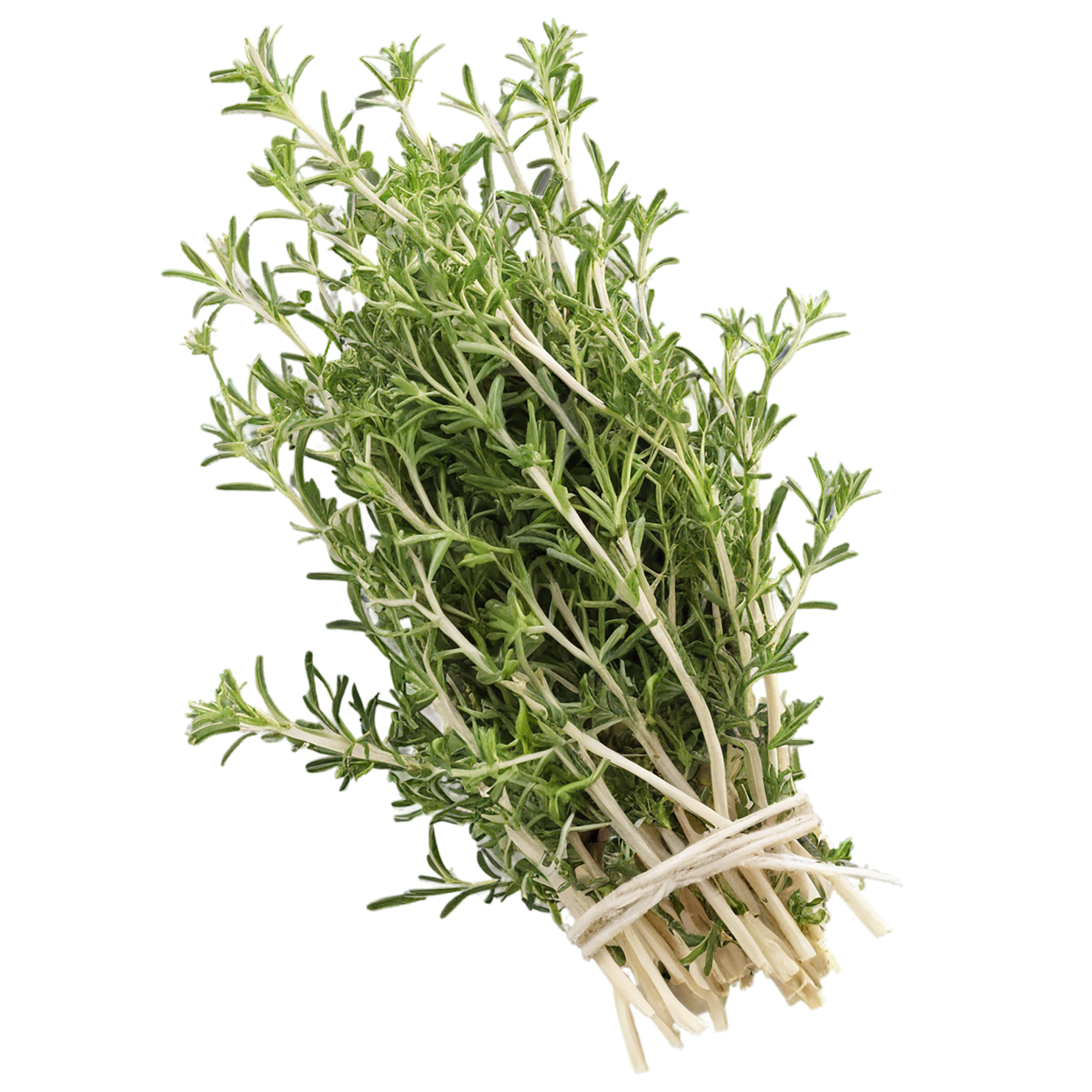 Thyme herbs isolated on transparent background, #7393