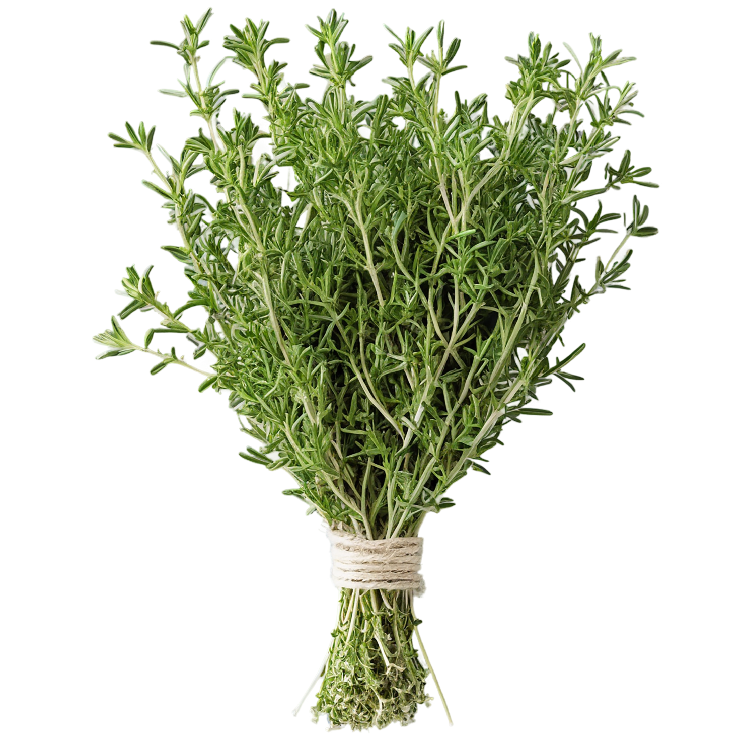 Thyme herbs isolated on transparent background, #7394