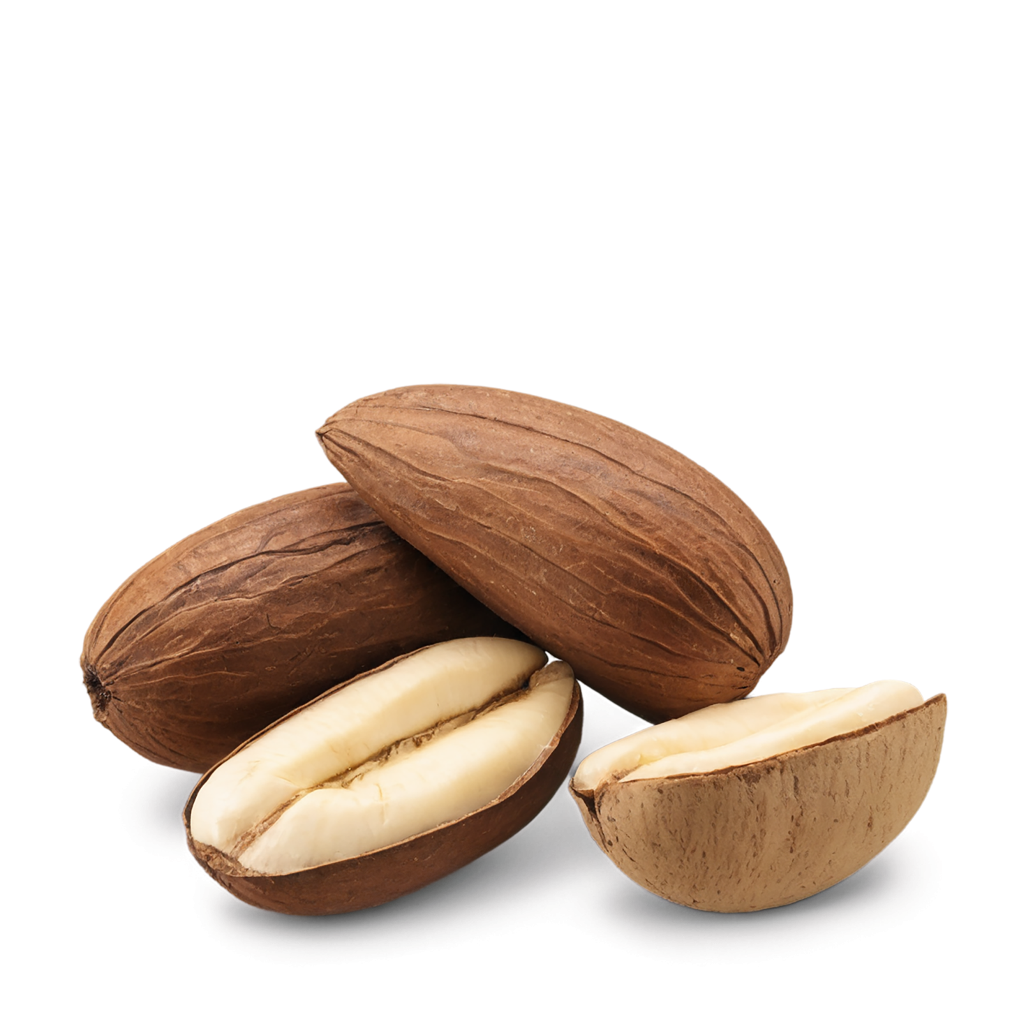 Brazil nuts isolated on transparent background, #7431