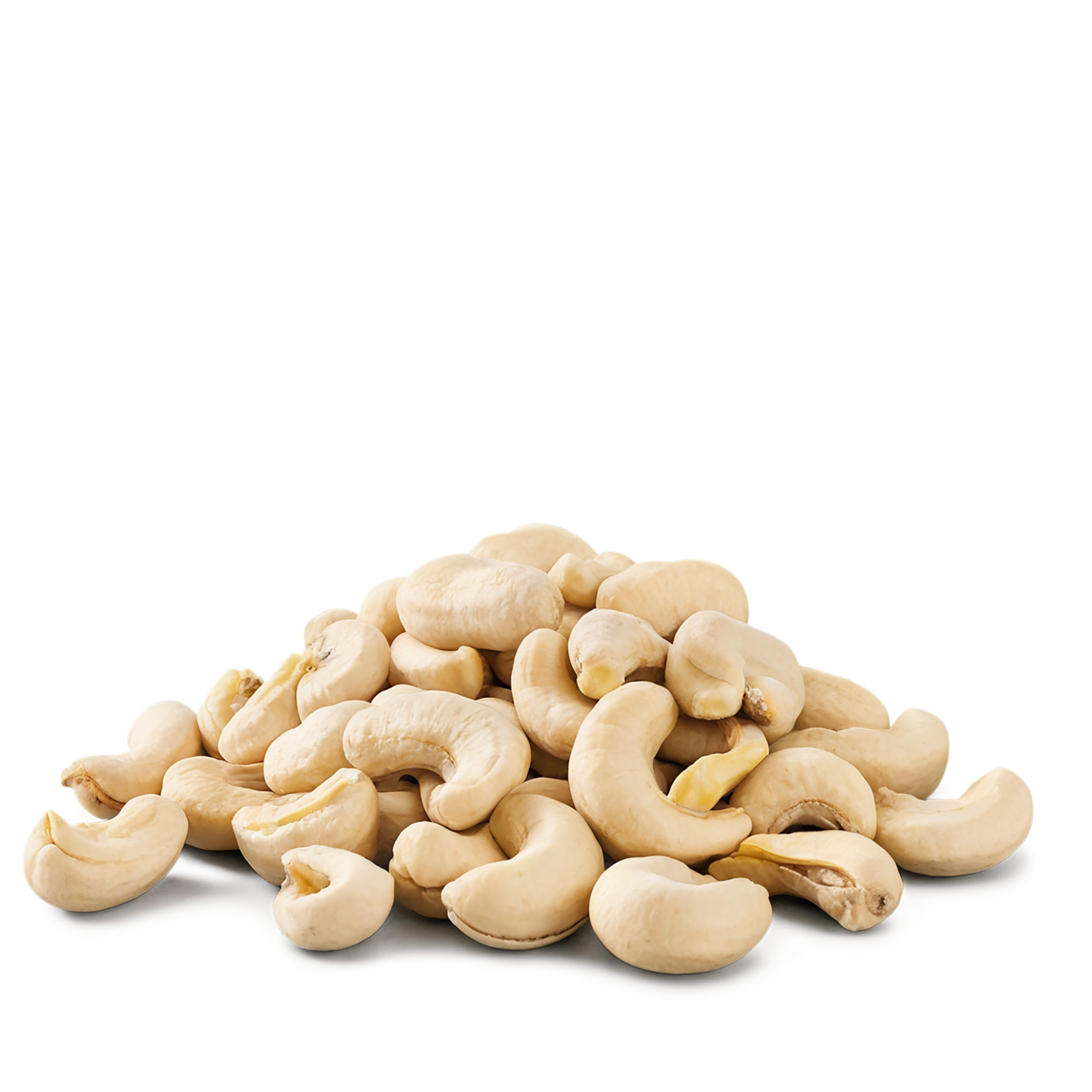 Cashews nuts isolated on transparent background, #7448