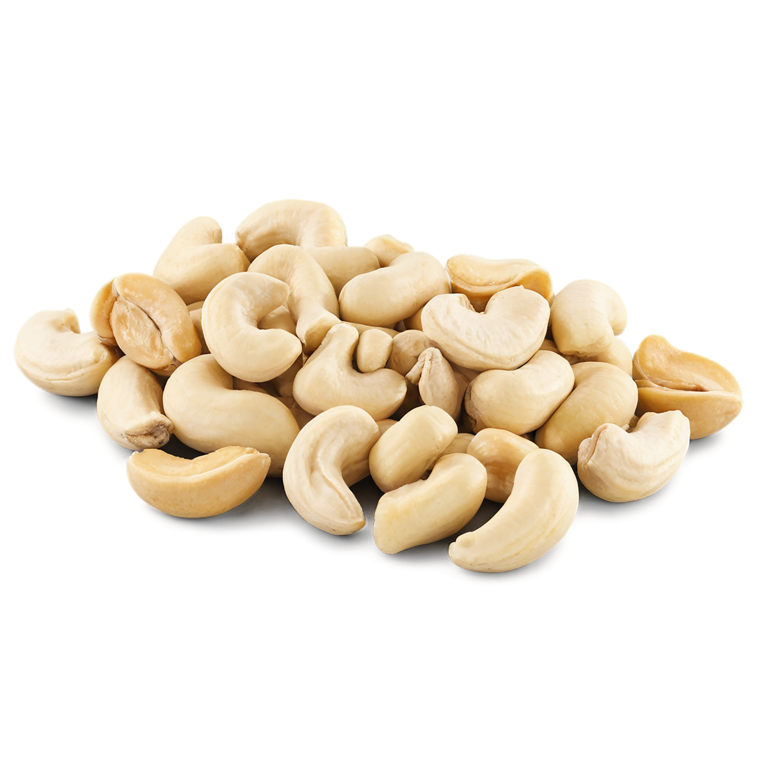 Cashews nuts isolated on transparent background, #7466