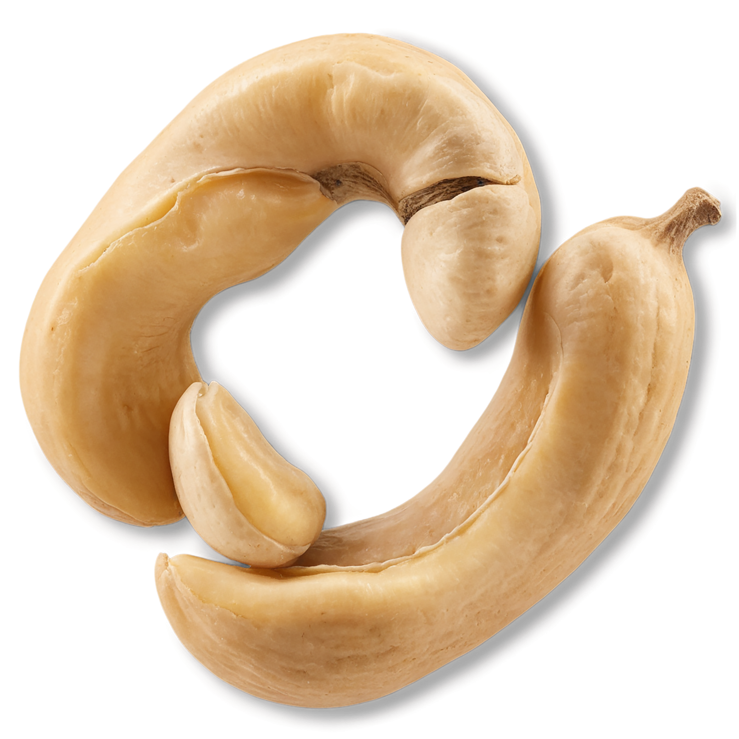 Cashews nuts isolated on transparent background, #7467