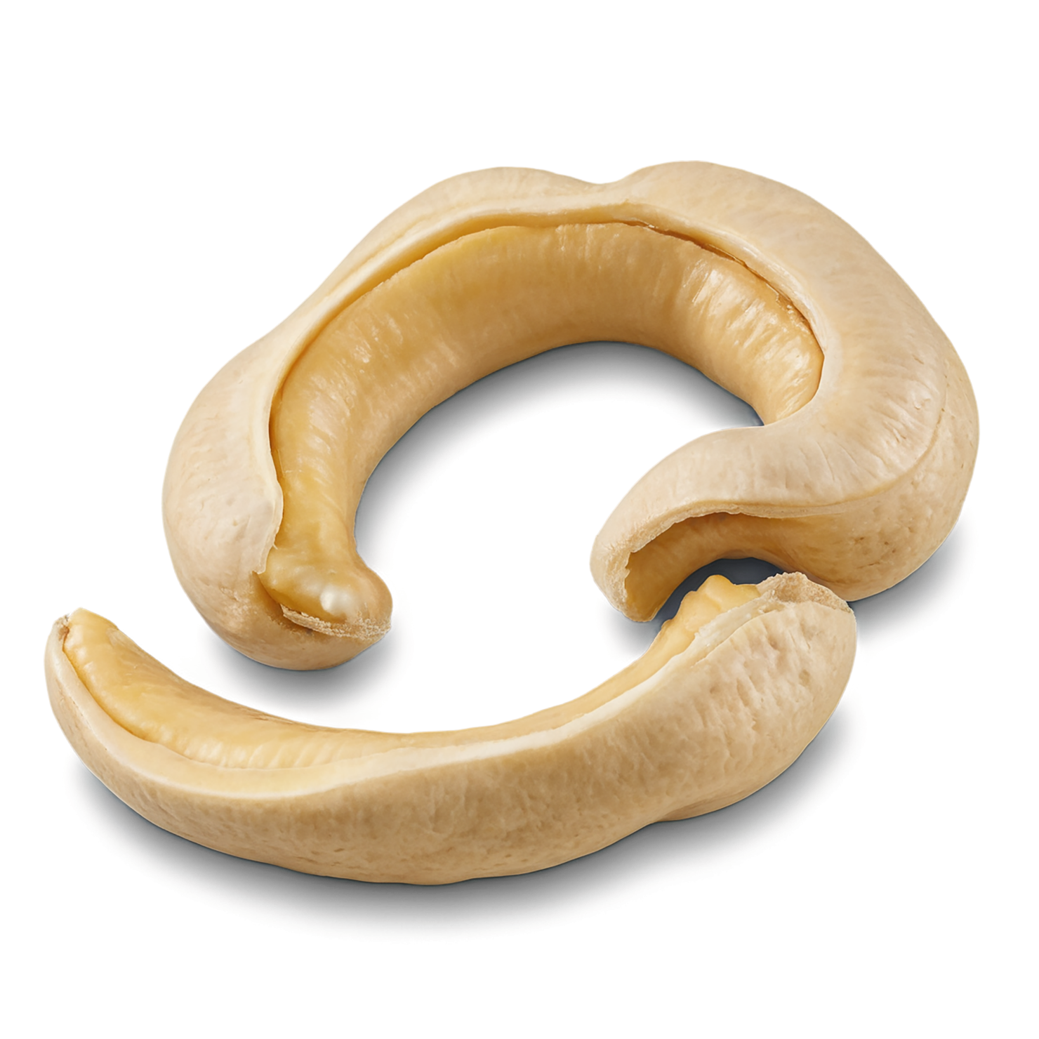 Cashews nuts isolated on transparent background, #7468