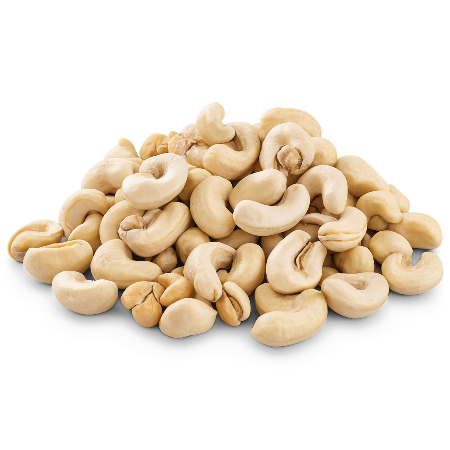 Cashews nuts isolated on transparent background, #7470