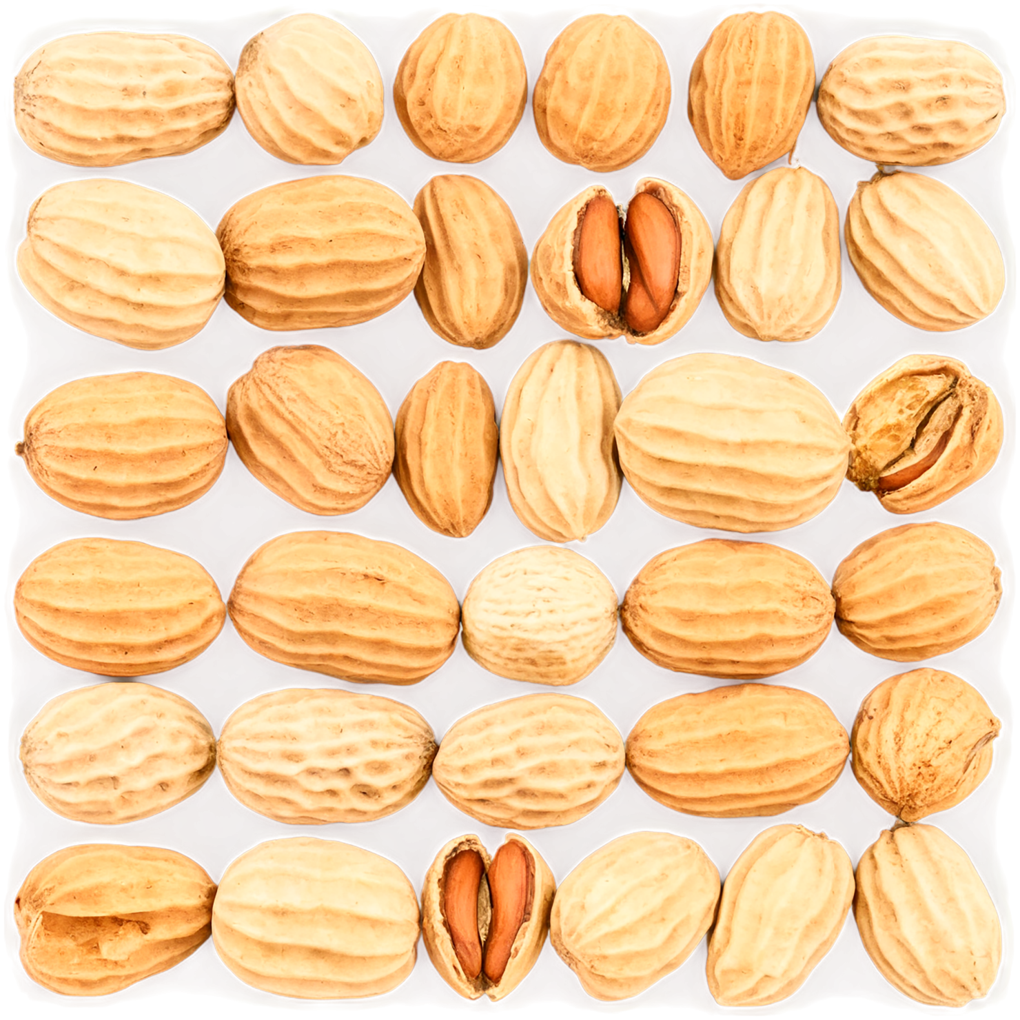 peanuts nuts isolated on transparent background, #7548