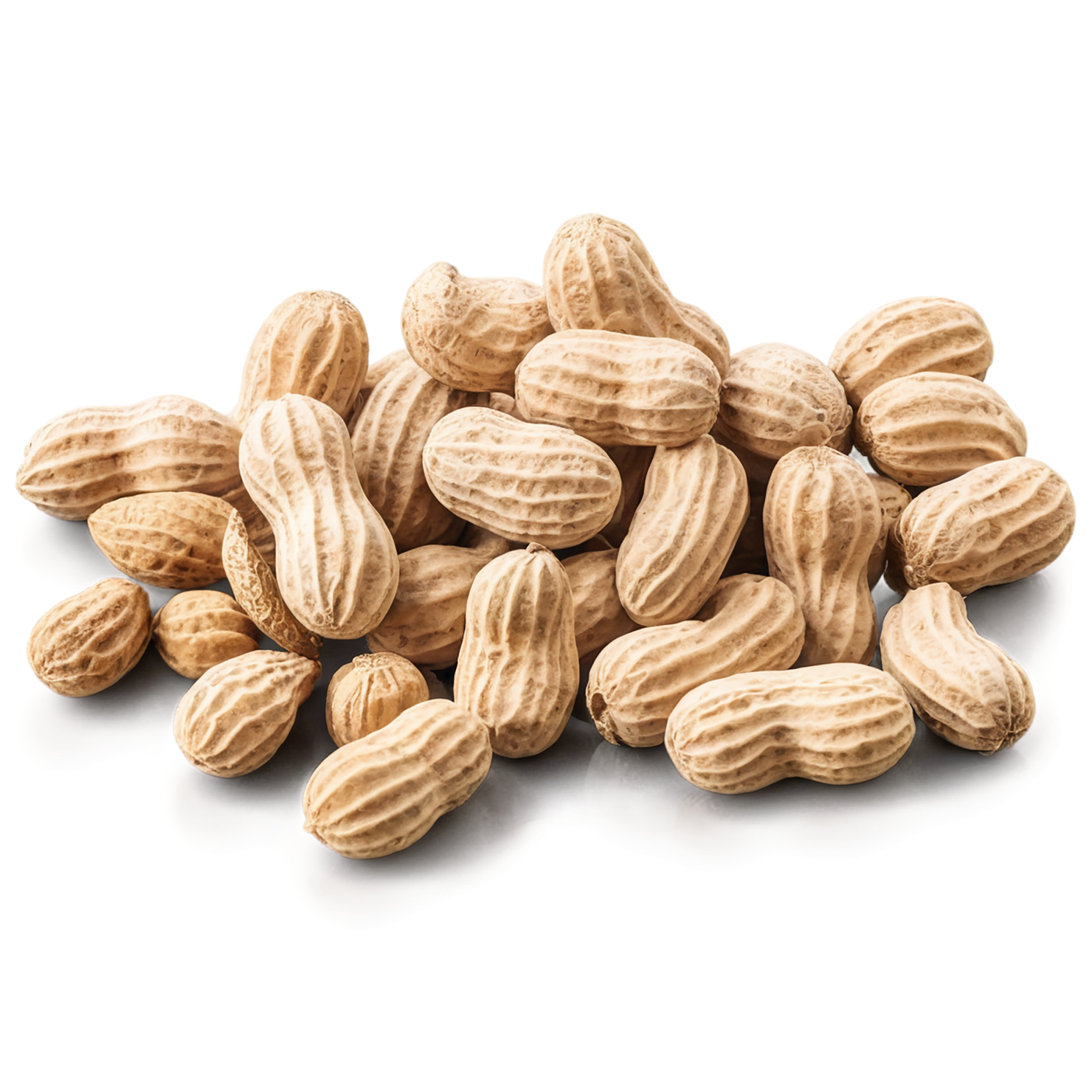 peanuts nuts isolated on transparent background, #7555