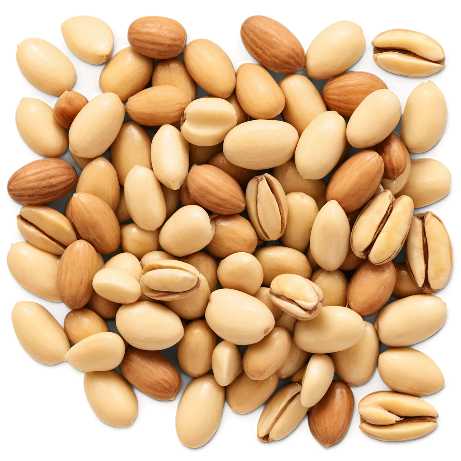 Pine nuts isolated on transparent background, #7566