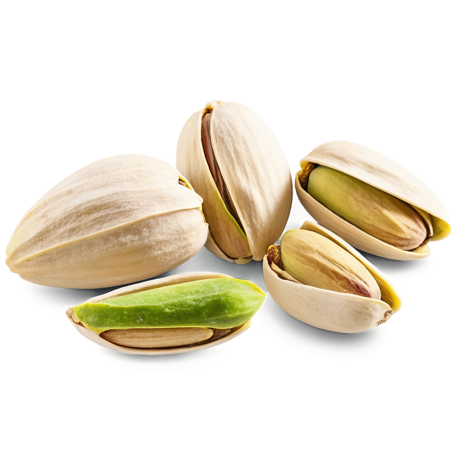 Pistachios nuts isolated on transparent background, #7569