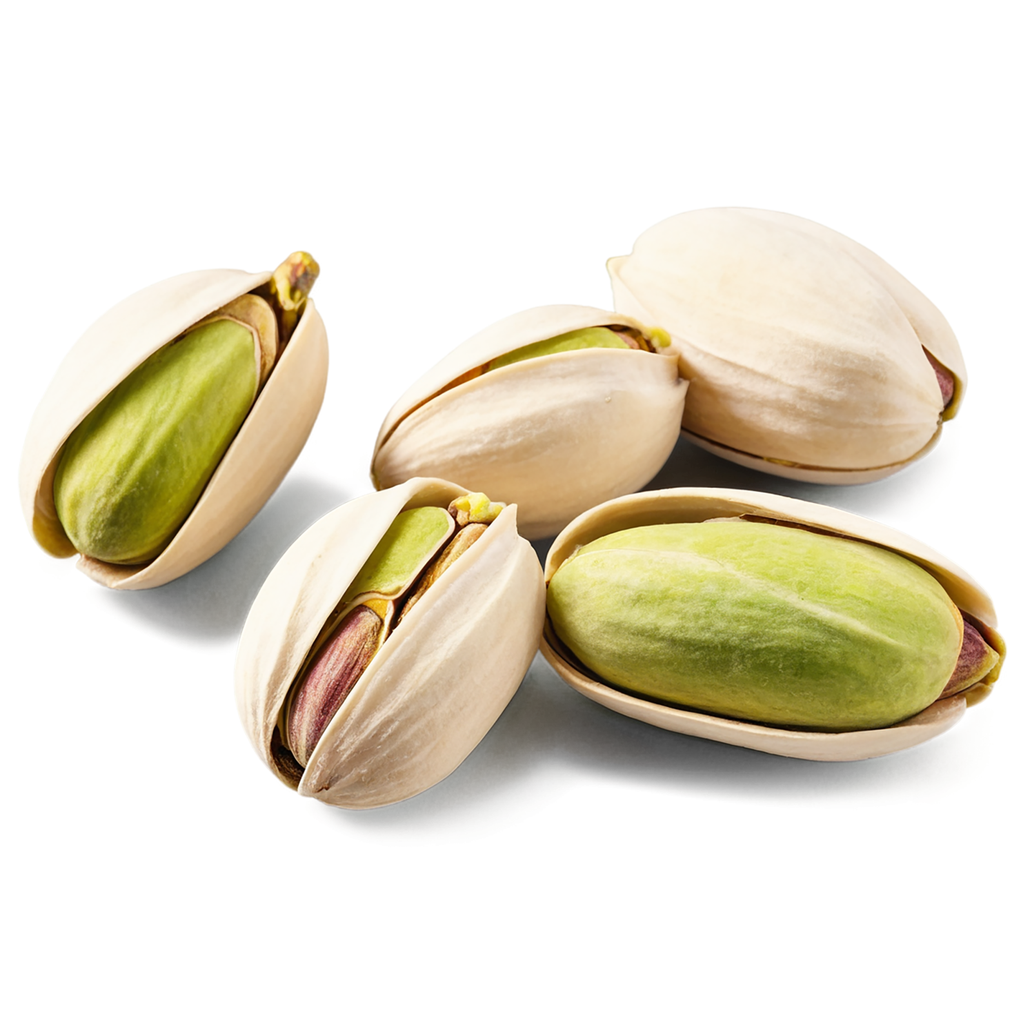 Pistachios nuts isolated on transparent background, #7577