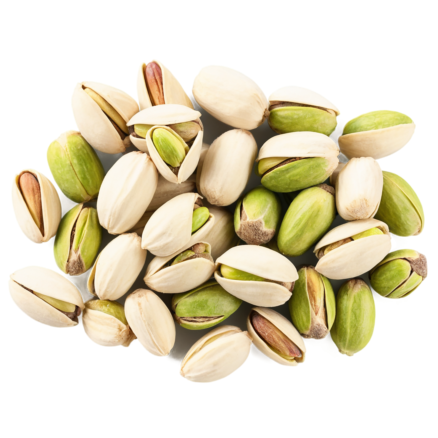 Pistachios nuts isolated on transparent background, #7578