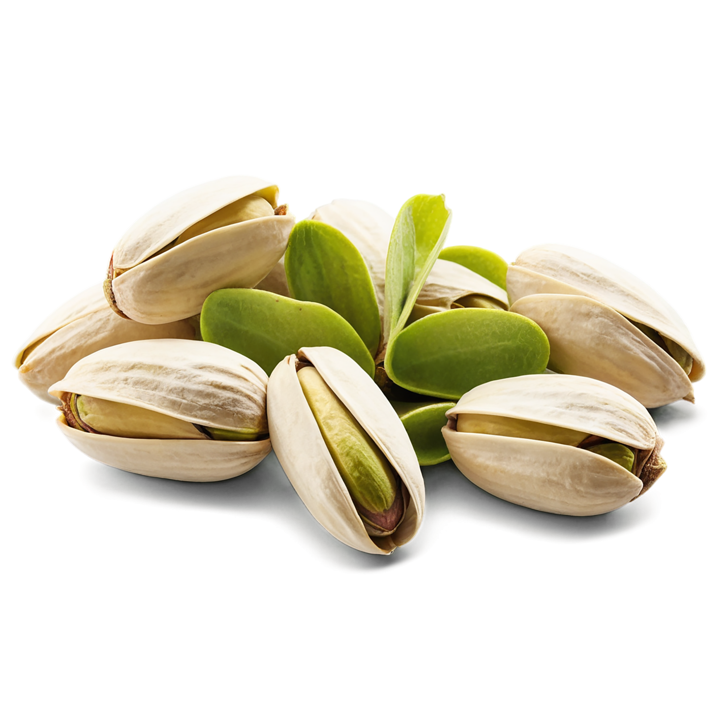 Pistachios nuts isolated on transparent background, #7581