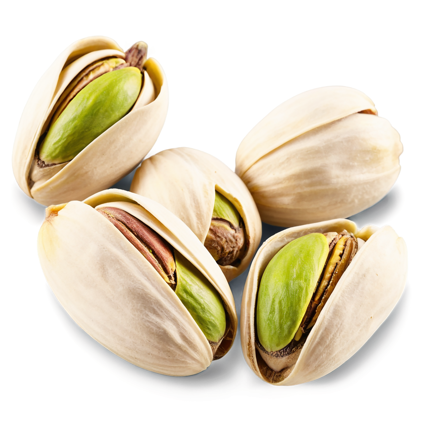 Pistachios nuts isolated on transparent background, #7584