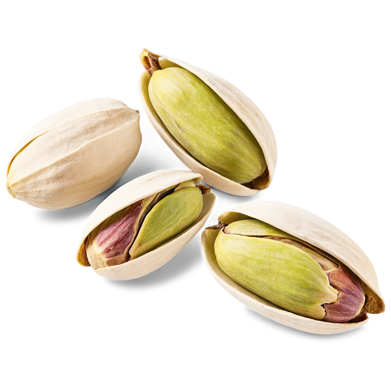 Pistachios nuts isolated on transparent background, #7585