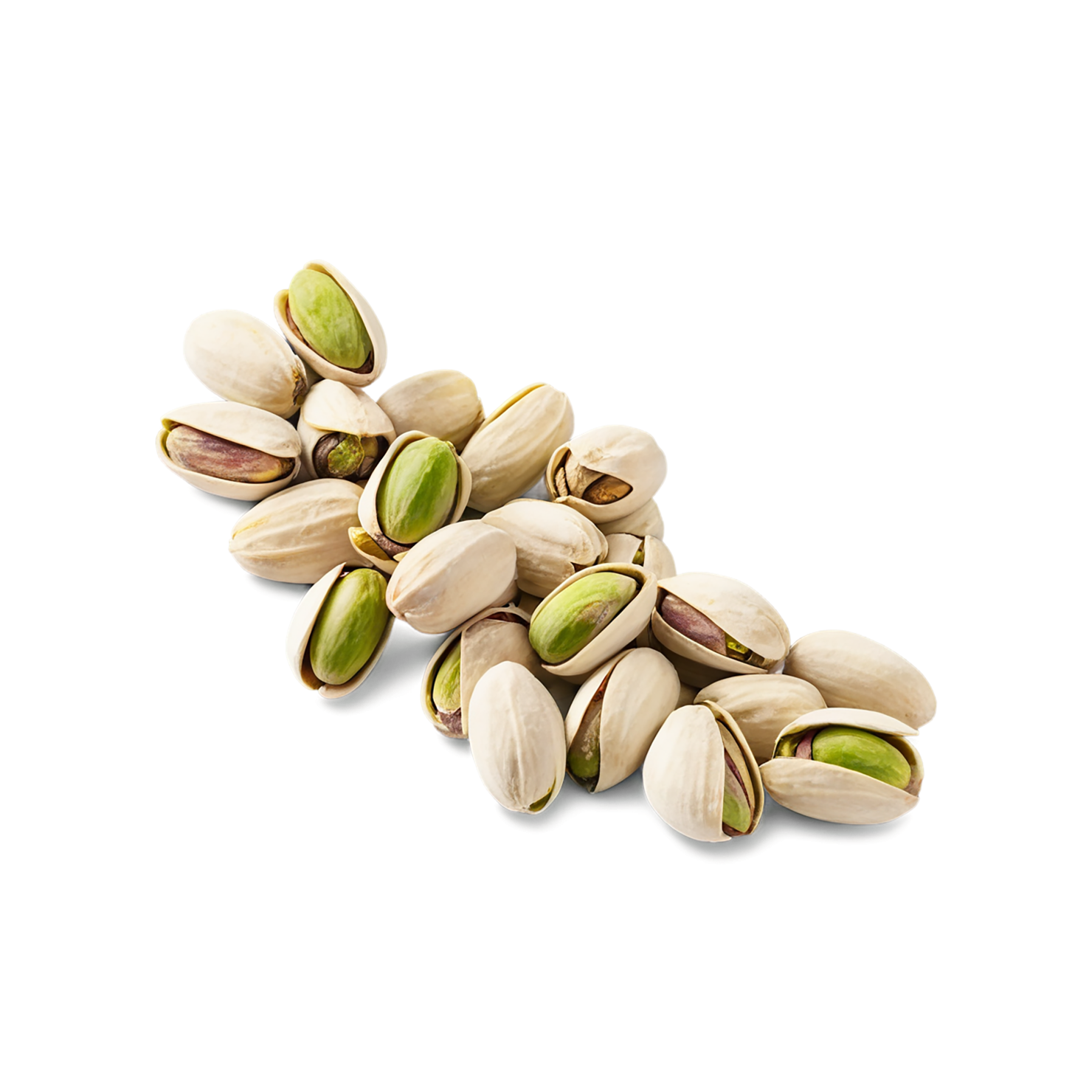 Pistachios nuts isolated on transparent background, #7586
