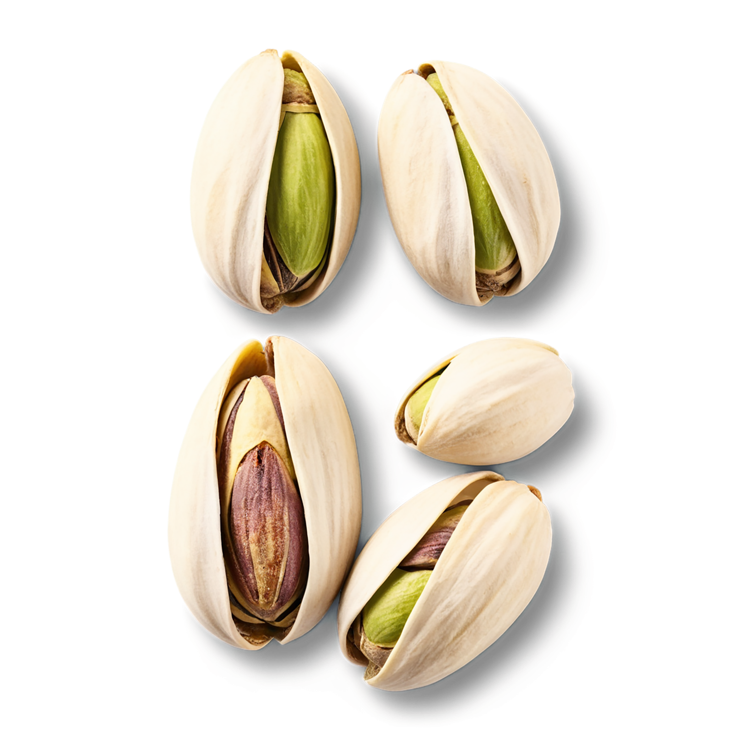 Pistachios nuts isolated on transparent background, #7588