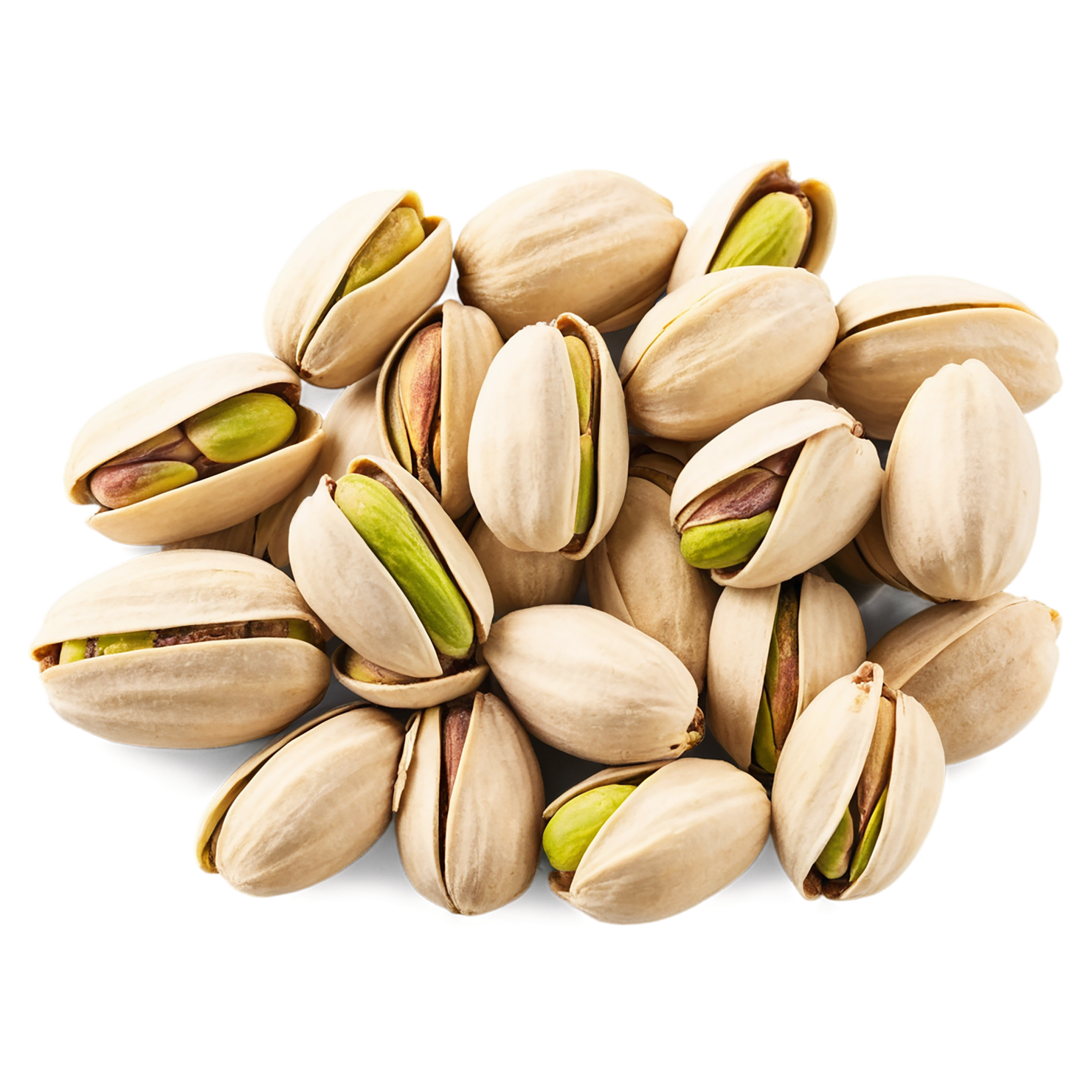 Pistachios nuts isolated on transparent background, #7591