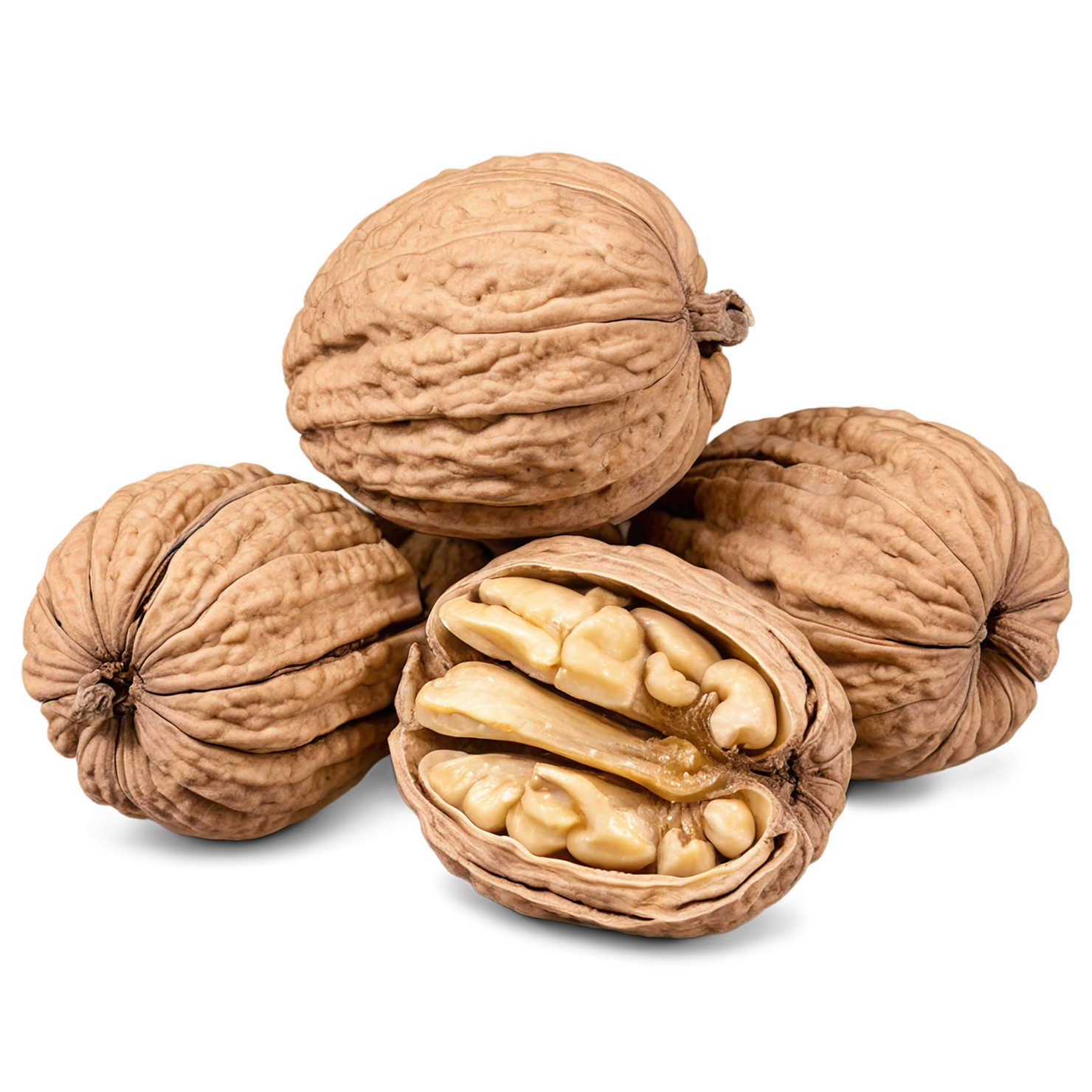 walnuts nuts isolated on transparent background, #7595