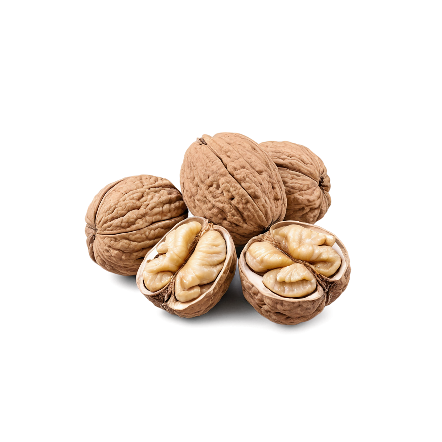 walnuts nuts isolated on transparent background, #7596