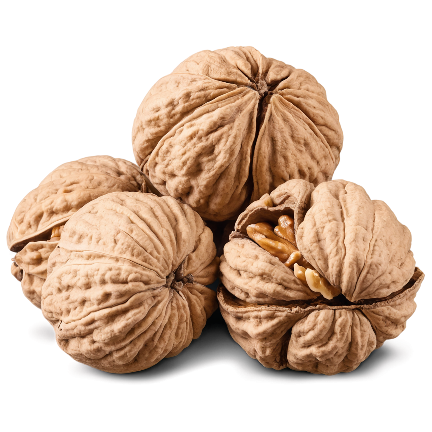 walnuts nuts isolated on transparent background, #7598