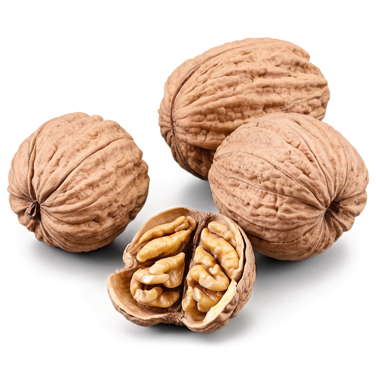 walnuts nuts isolated on transparent background, #7599