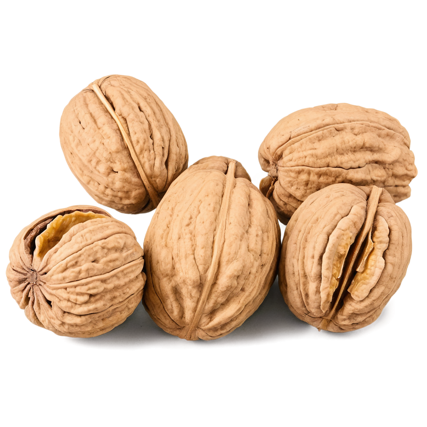 walnuts nuts isolated on transparent background, #7611