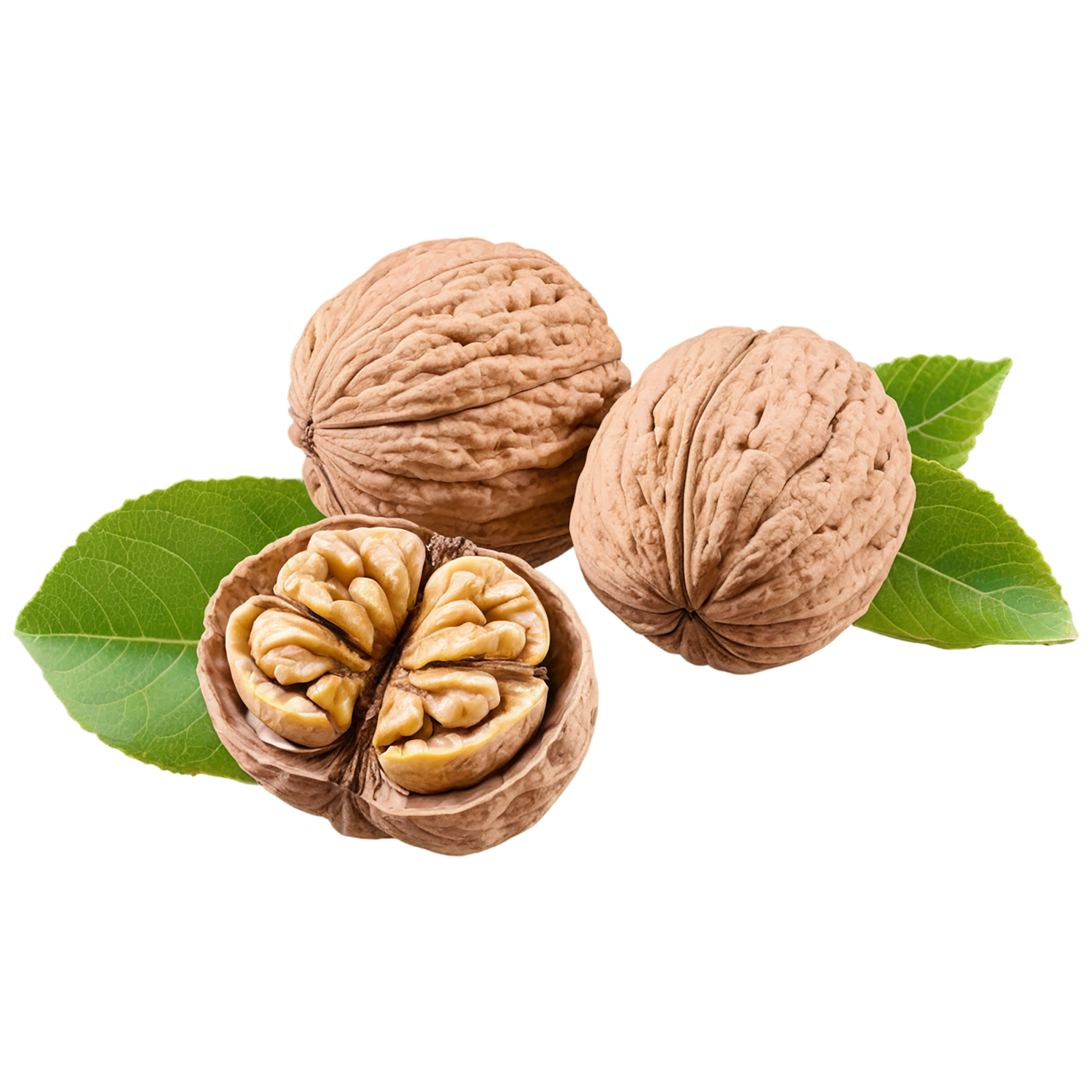 walnuts nuts isolated on transparent background, #7617