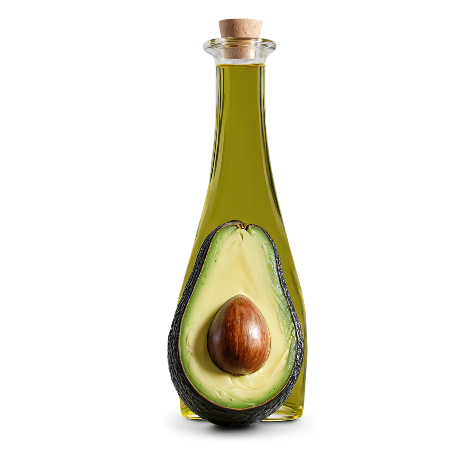 Avocado oil isolated on transparent background, #7622